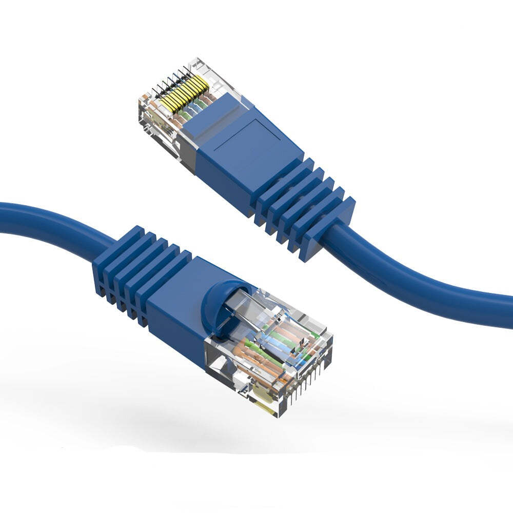 4Ft CAT5E UTP Ethernet Network Booted Cable Blue