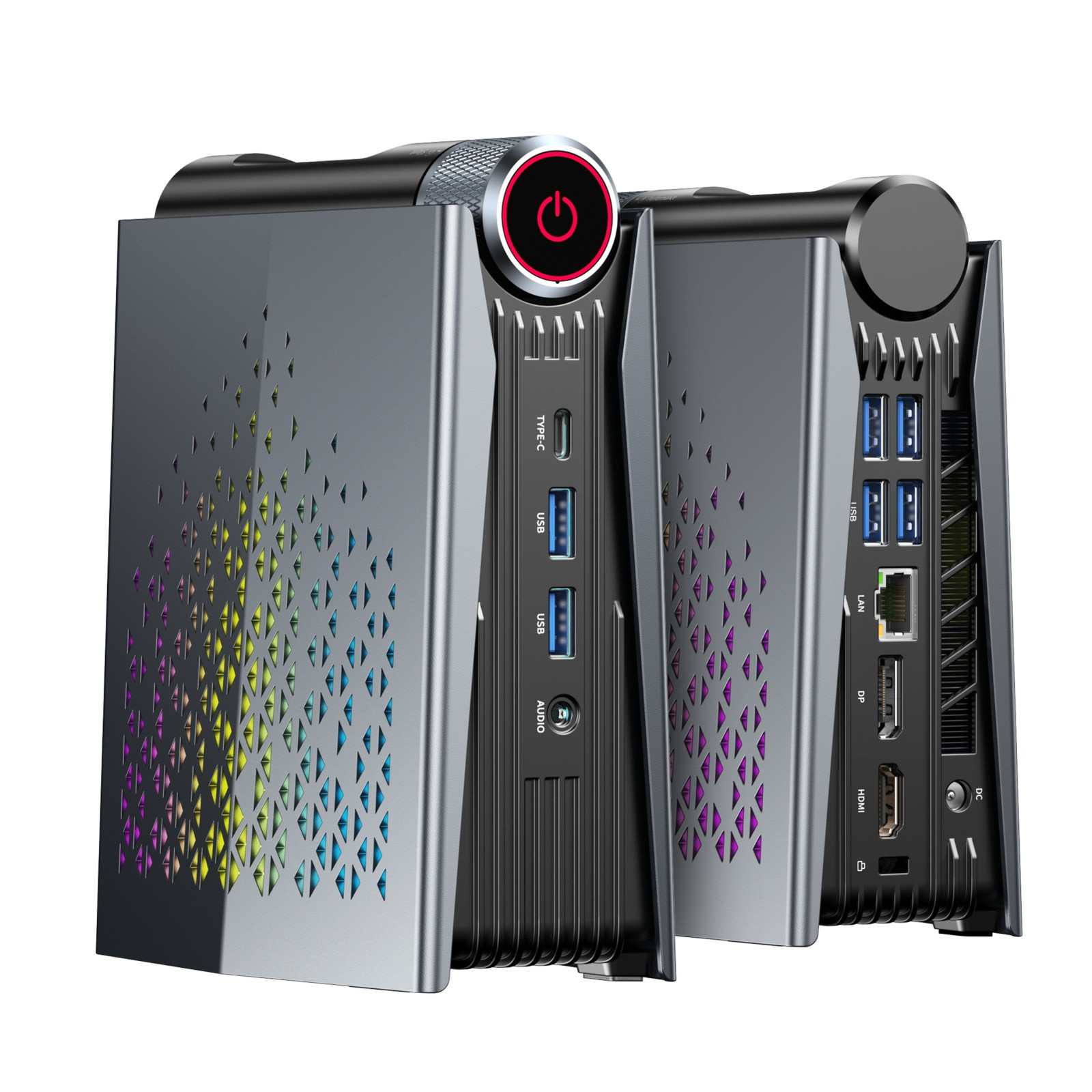 ACEMAGIC S3A Mini PC,AMD Ryzen 7 H255 (8C/16T,4.9Ghz),16GB LPDDR5 51GB SSD WiFi6