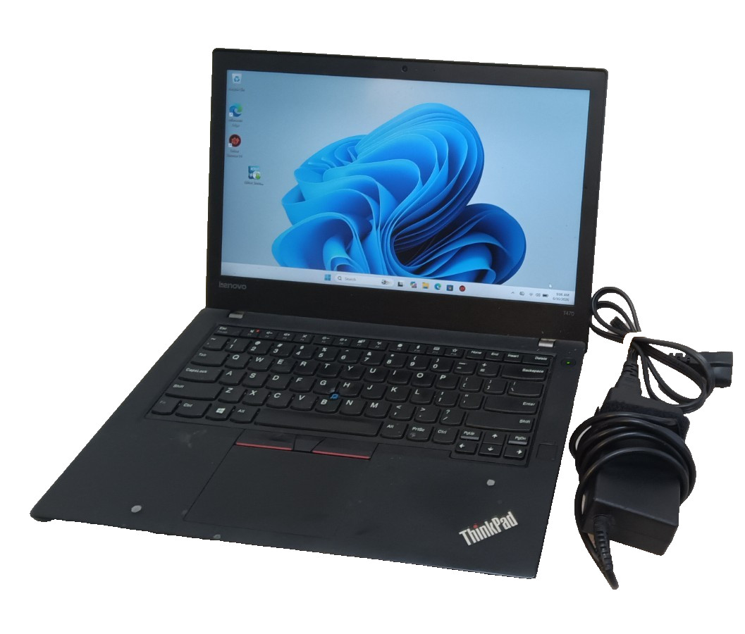 Lenovo ThinkPad T470s 14″ Core i5-7300U 2.6GHz 16GB RAM 500GB HDD WIN11