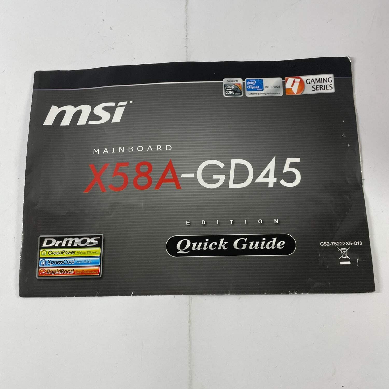 MSi X58a-GD45 LGA 2011 ATX Intel DDR3 Motherboard
