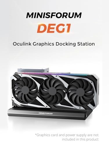 MINISFORUM eGPU Docking Station for External Graphics Card Support