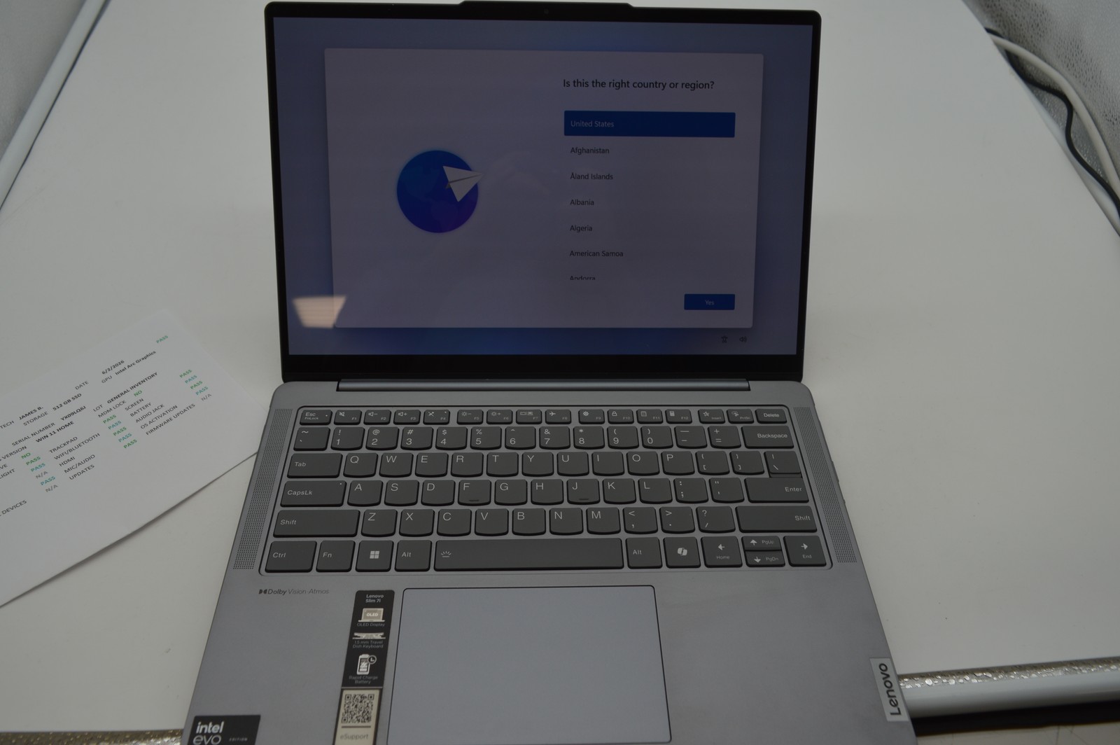 Lenovo Slim 7 14″ Touch Intel Core Ultra 7 155H 16GB 512GB SSD PC1744571
