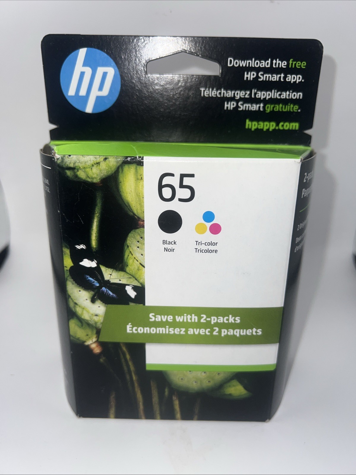 Genuine HP 65 (T0A36AN) Black & Tri Color Original Ink Cartridges Jan. 2025