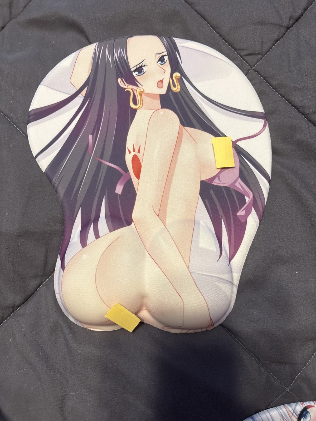 3D Anime Silicone Wrist Support Mousepad Soft Breast Rest