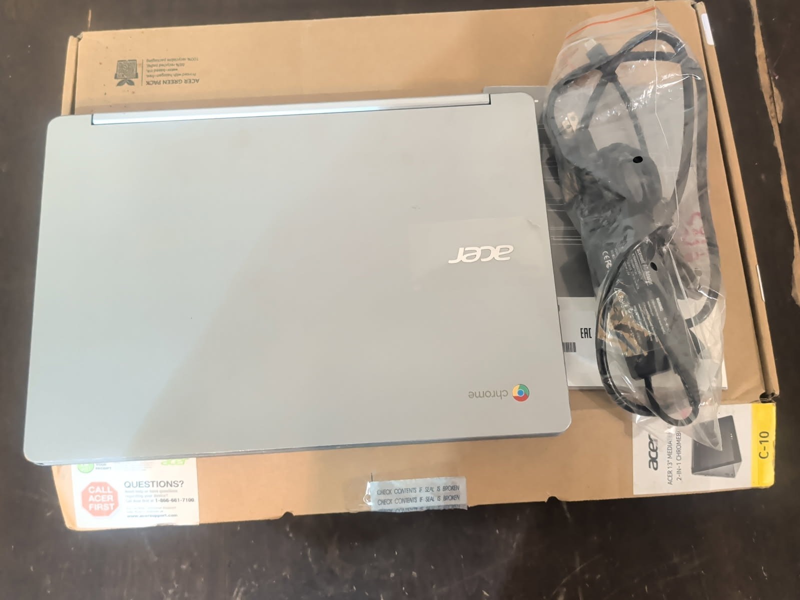 Acer Chromebook R13 CB5-312T-K95W 13.3″ FOR PARTS NOT WORKING Clicking Noise