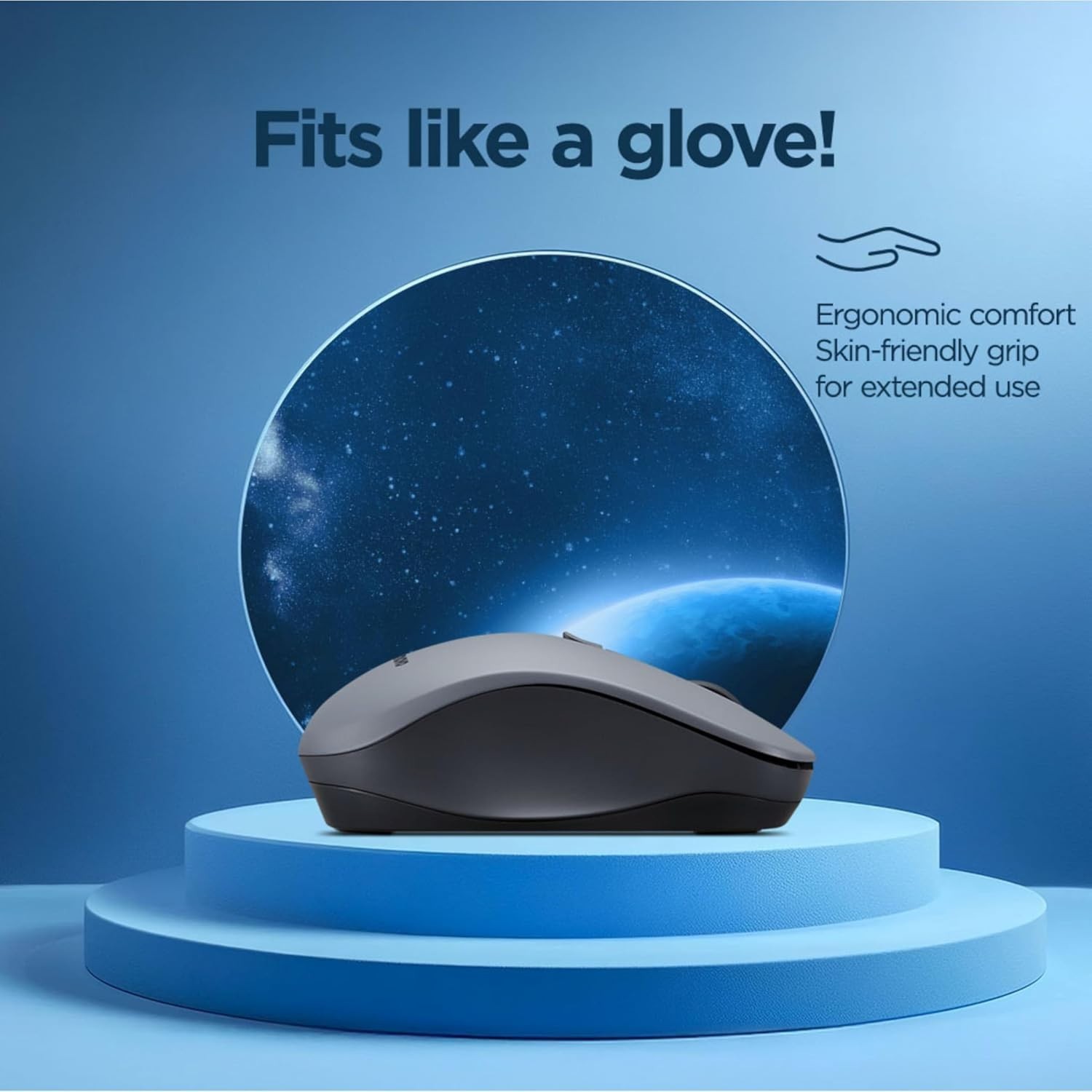 Lenovo WL310 Bluetooth Silent Mouse, Ergonomic, Adjustable DP,Grey