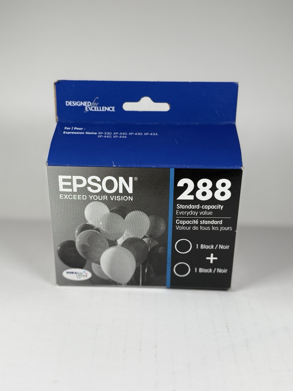 Epson 288 2pk Ink Cartridges – Black (T288120-D2) EXP 11/2024 sealed