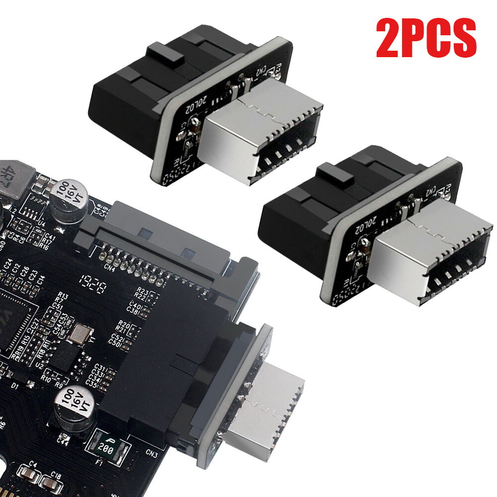 USB3.0 Internal Header to USB 3.1/3.2 Type C Front Type E Adapter 20pin to 19pin