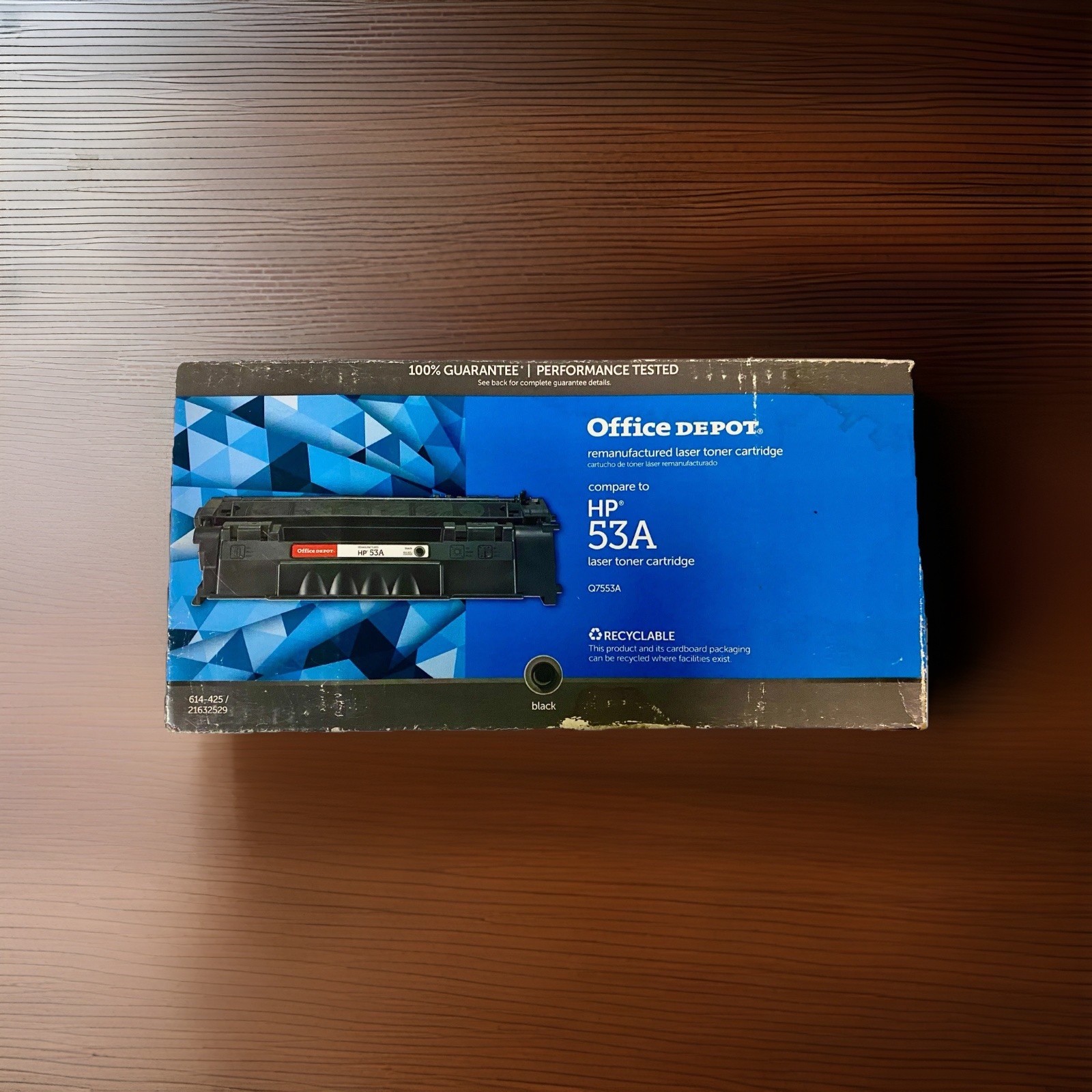 HP 53A Office Depot Brand Black Toner Cartridge Replacement