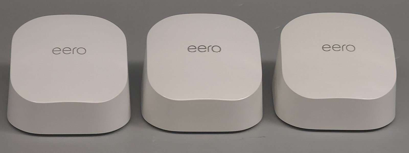 eero 6 M110311 WiFi 6 Dual-Band AX1800 3-pack Mesh System with PAs Boxed