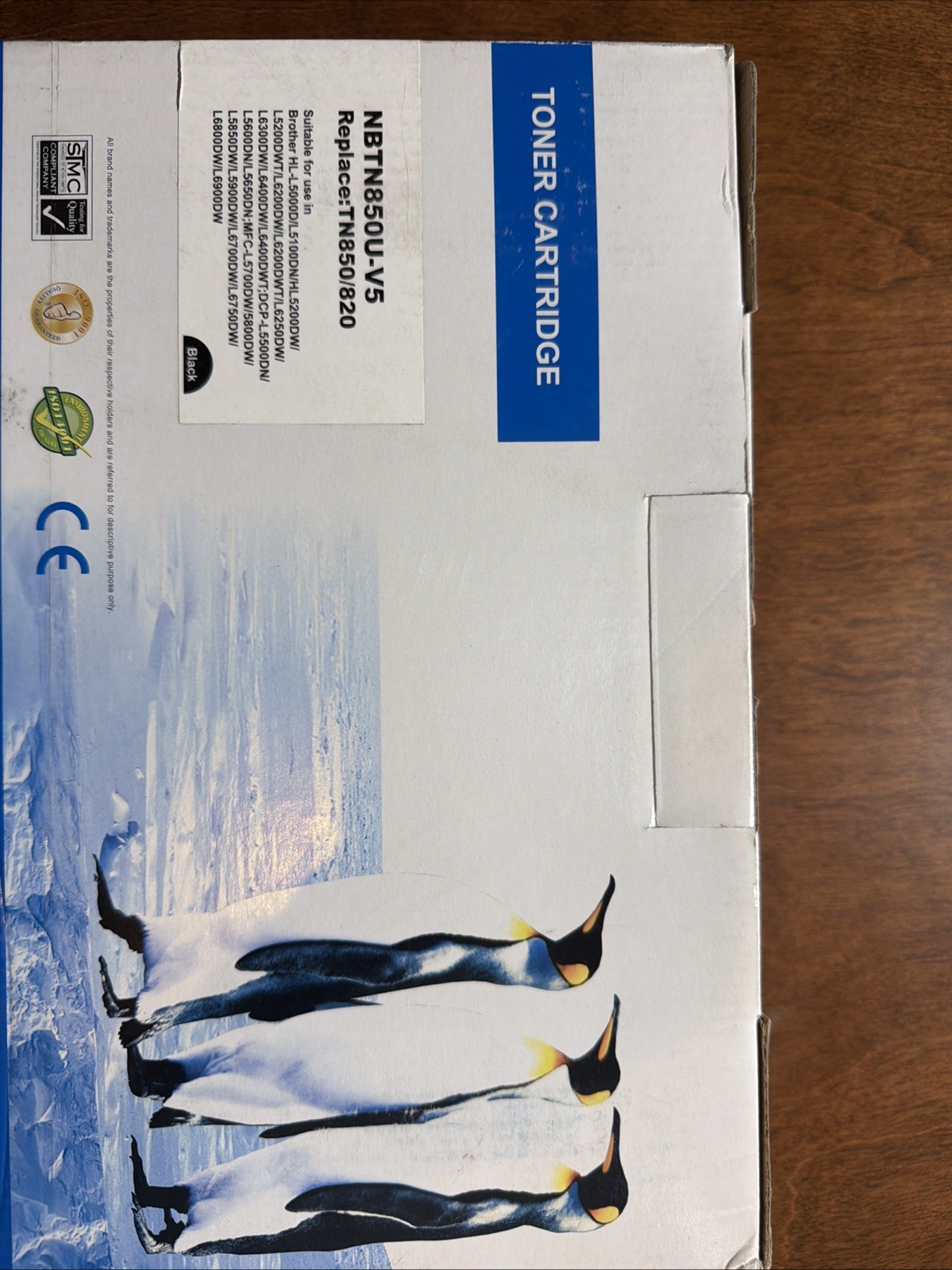 Brother TN850 TN820 Compatible Black Toner Cartridge High Yield New