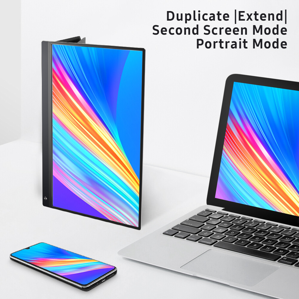 Touchscreen Battery 15.6″ Portable Monitor 1920*1080 Full HD USB C Second Screen