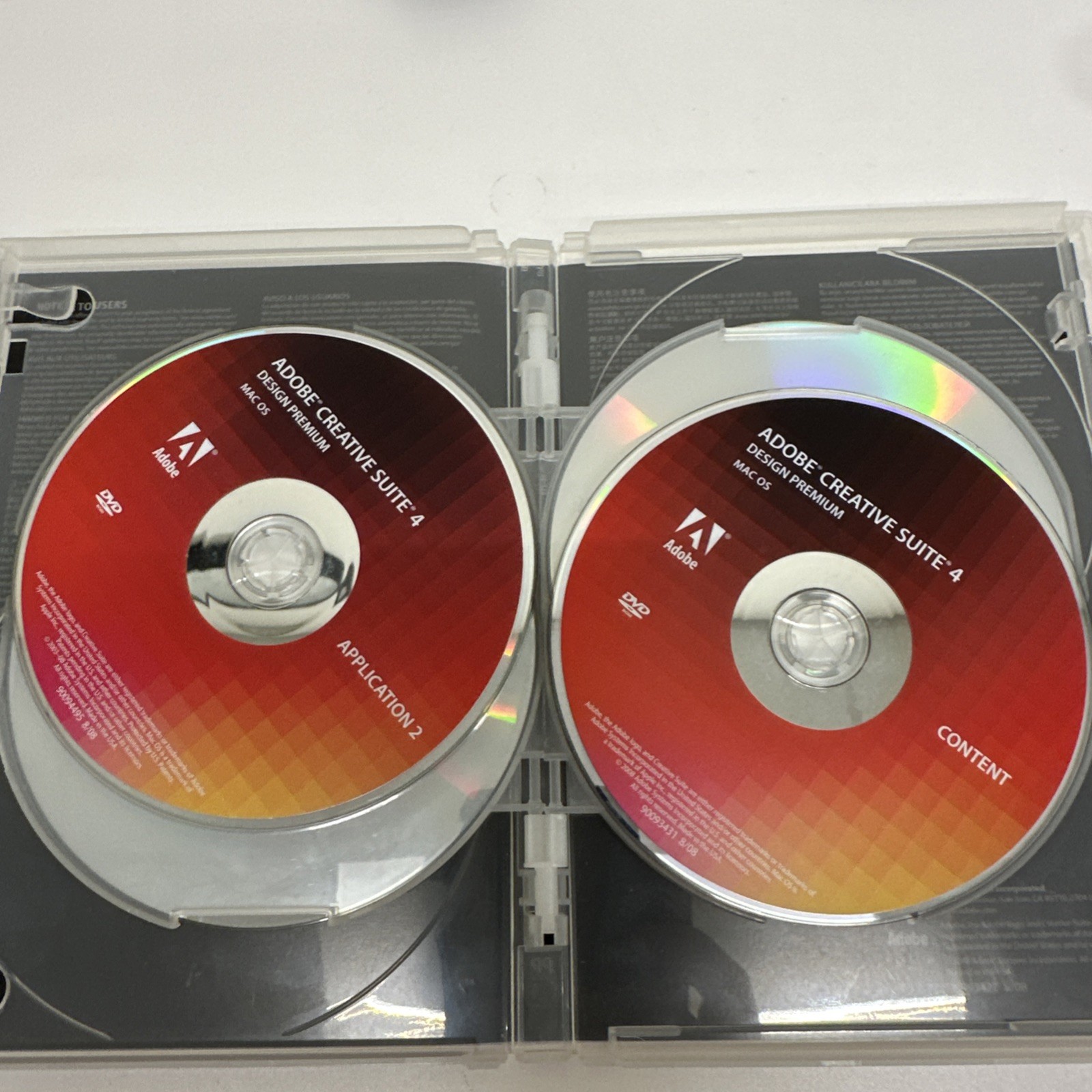 Adobe Creative Suite 4, Design Premium for Mac OS
