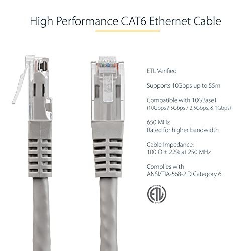3 Pack Cat-6 CAT6 Patch Cord Cable Ethernet Internet Network LAN RJ45 UTP 3 FT