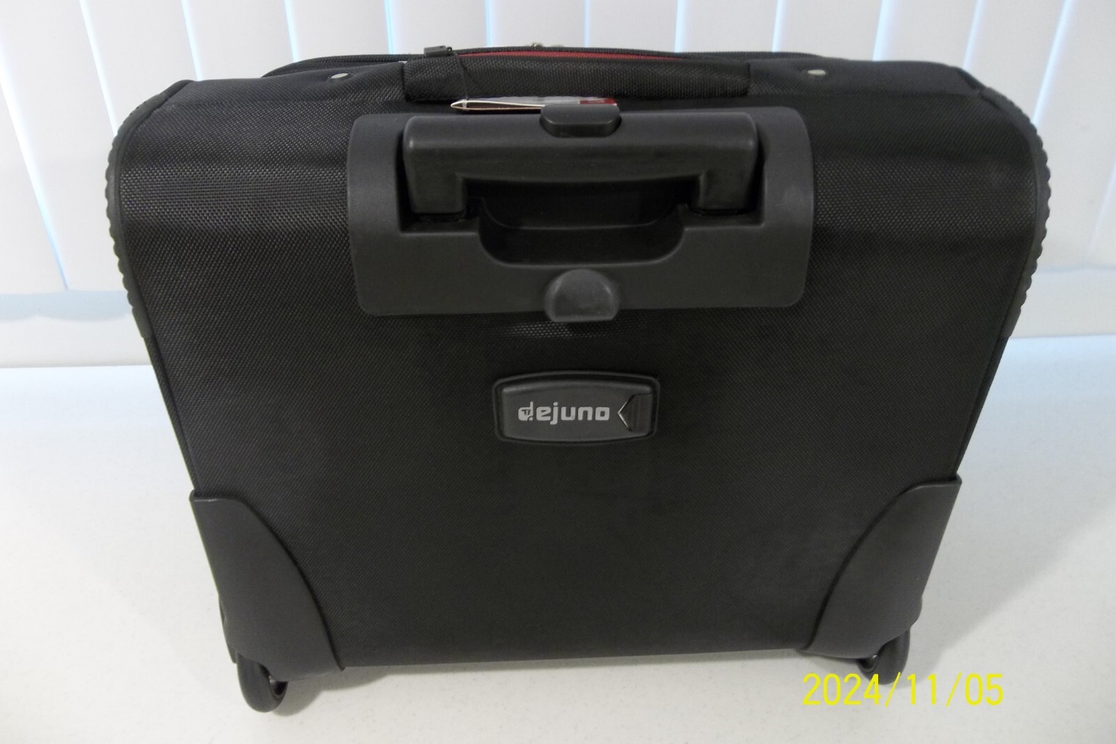 Briefcase Computer Case Dejuno Model PRC22-BK Rolling 17″ Laptop One Size Black