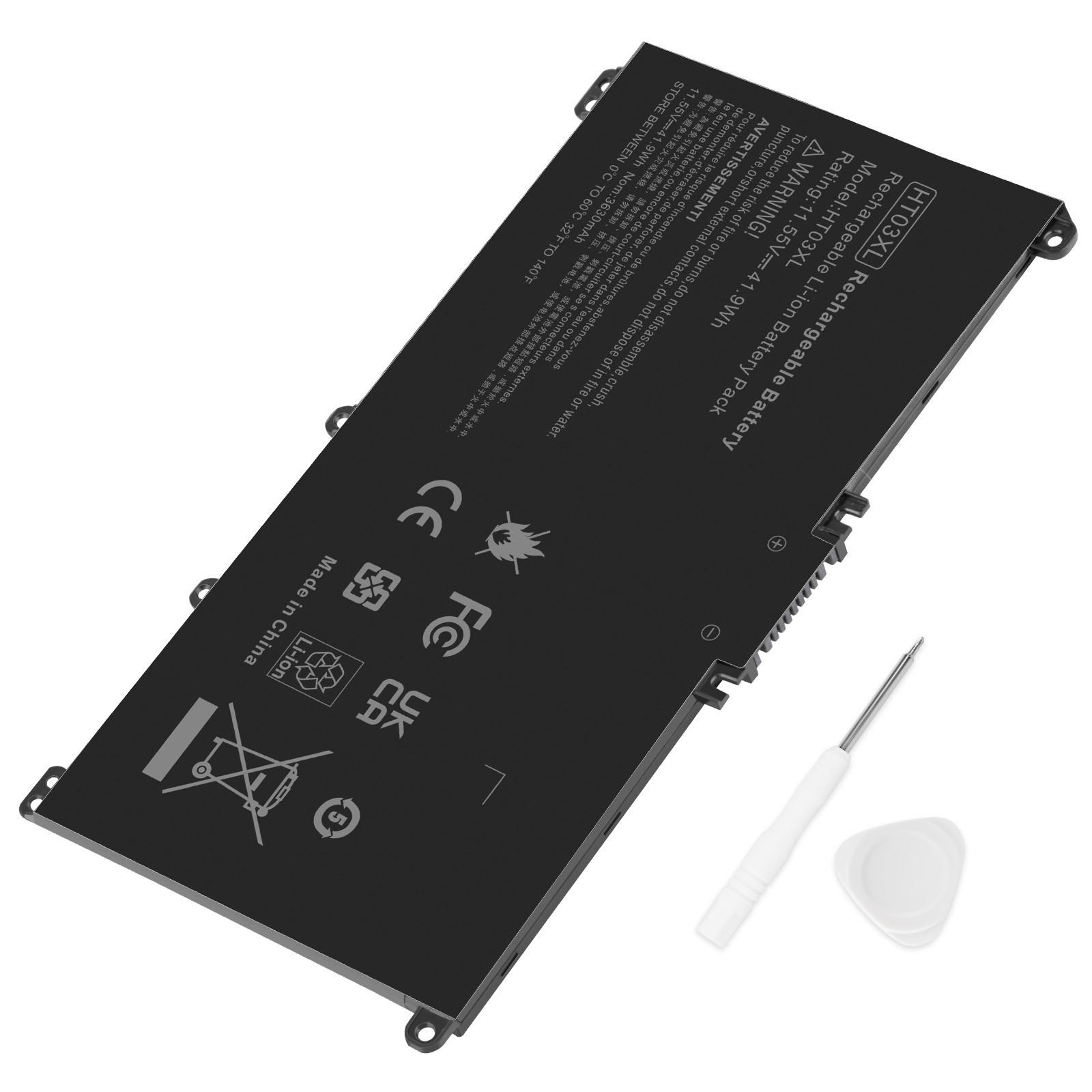 41.9Wh HT03XL Battery for HP Pavilion L11119-855 L11421-421 HSTNN-LB8M + Tools