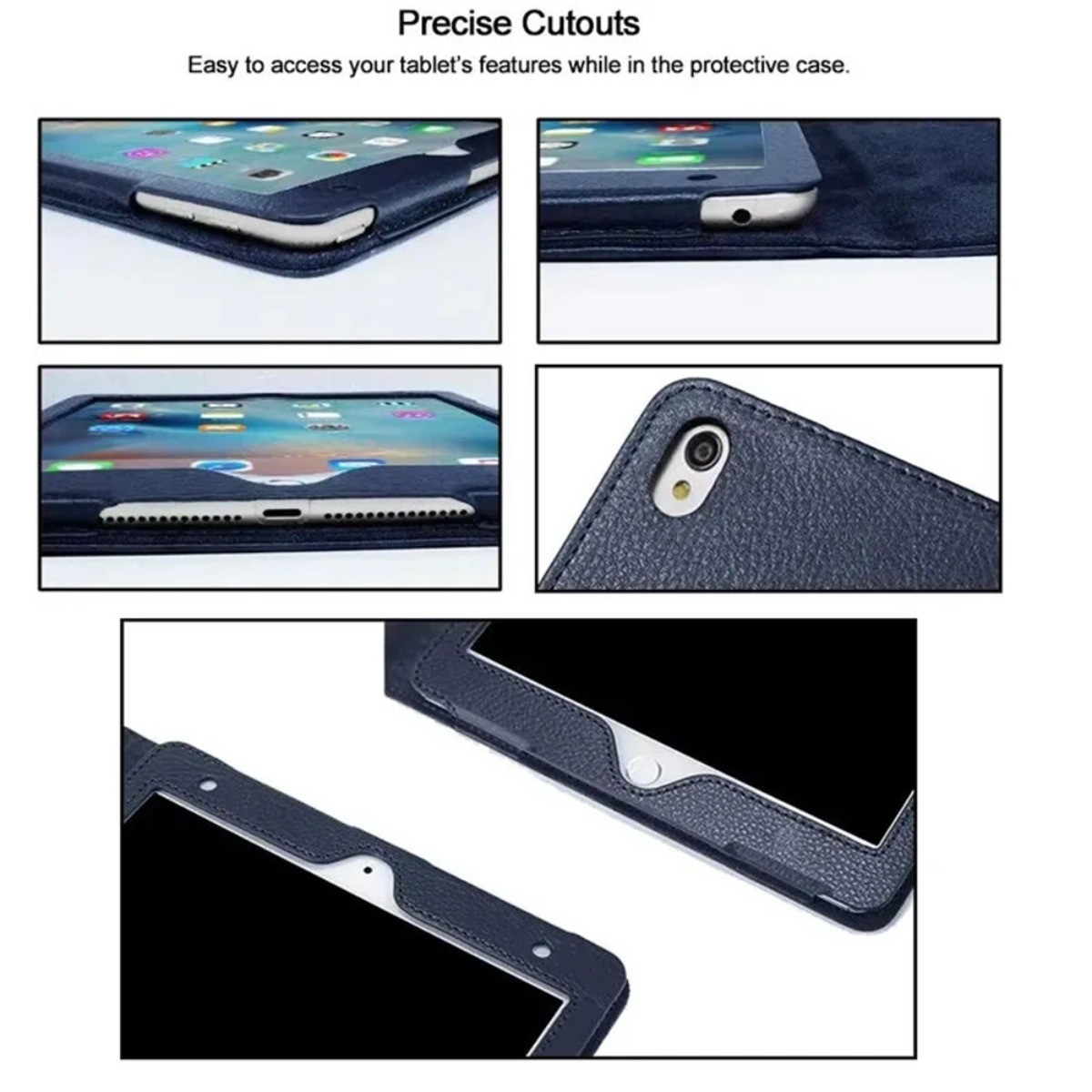 For Apple iPad 2nd/3rd/4th/5th/6th Generation 9.7 Inch Folio Case Cover Stand