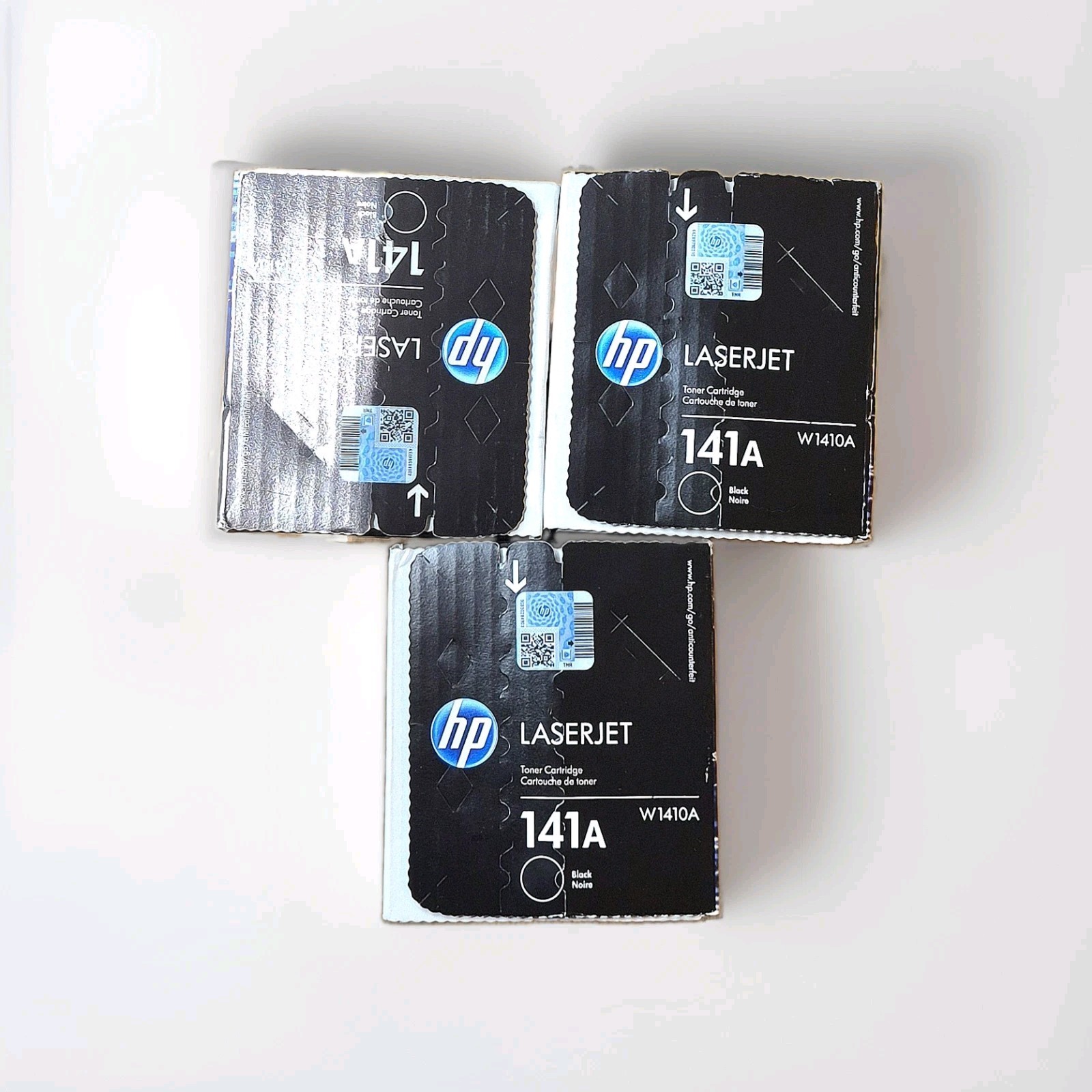 (NEW) 3 Toner Lot – 141A W1410A OEM Black Original HP LaserJet Toner Cartridge