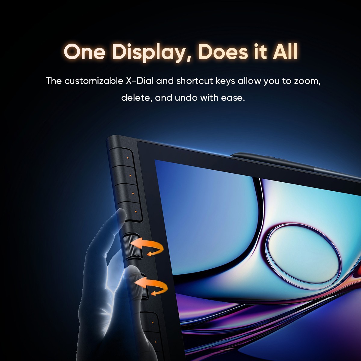XP-Pen Artist 16 3rd Drawing Tablet Anti-Glare Screen 2 Dials and 8 HotKeys