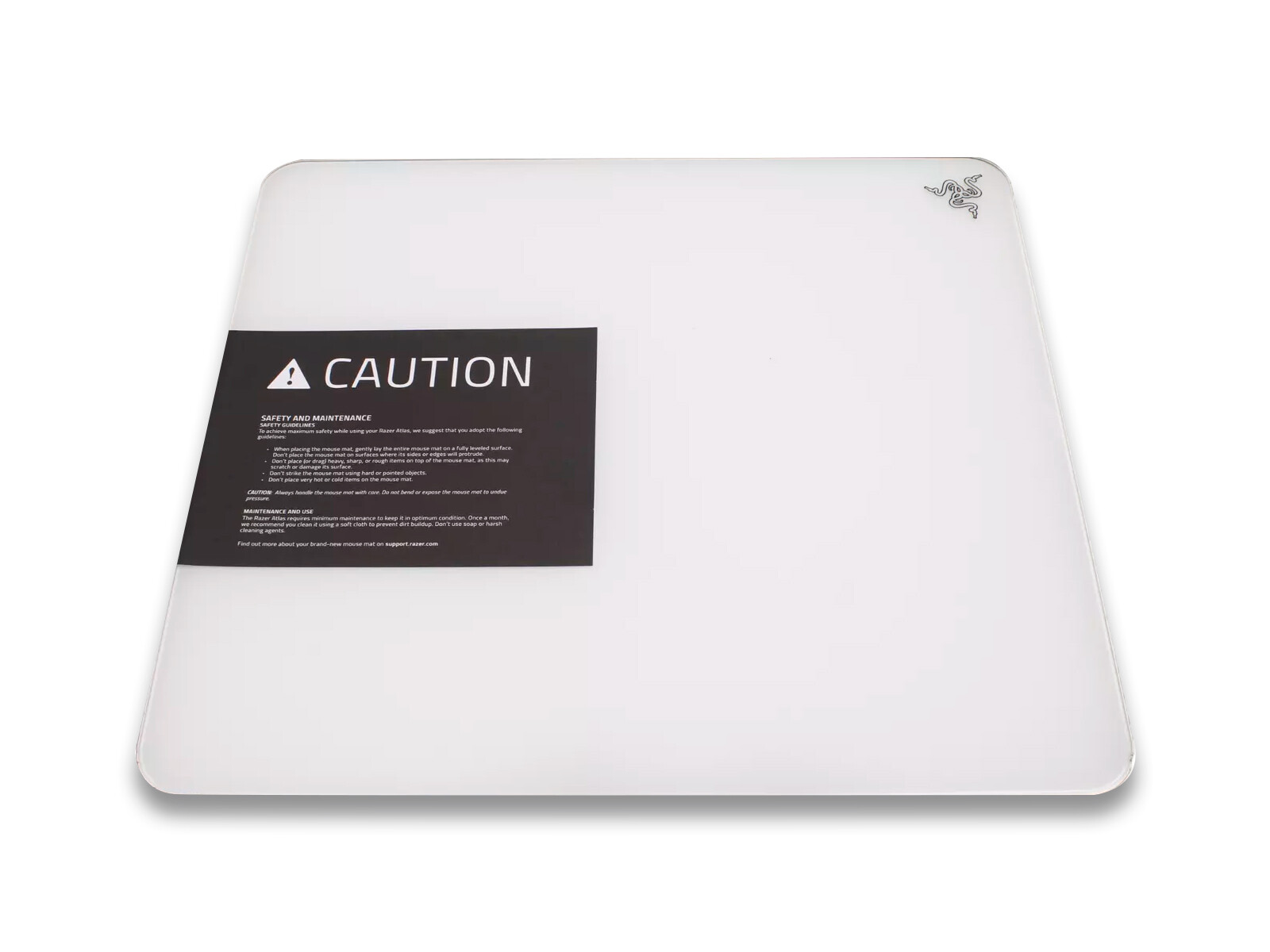 Razer Atlas Tempered Glass Gaming Mouse Mat 450 X 400mm (17.72″ x 15.75″)