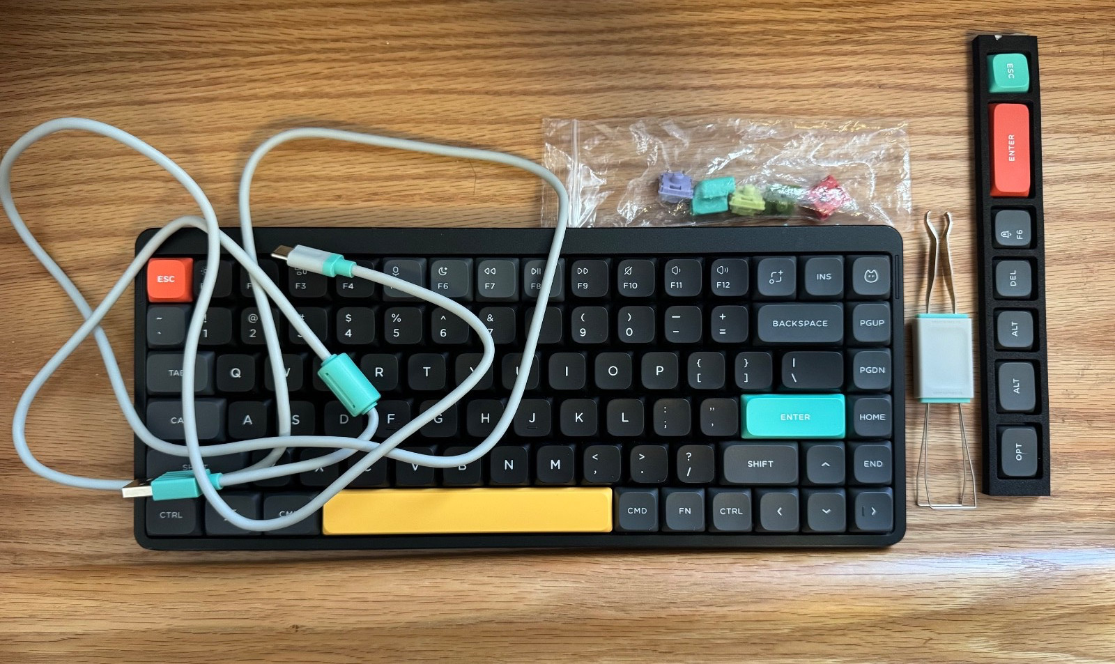 NuPhy Air75 V2 QMK/VIA Wireless Mechanical Keyboard – Basalt Black