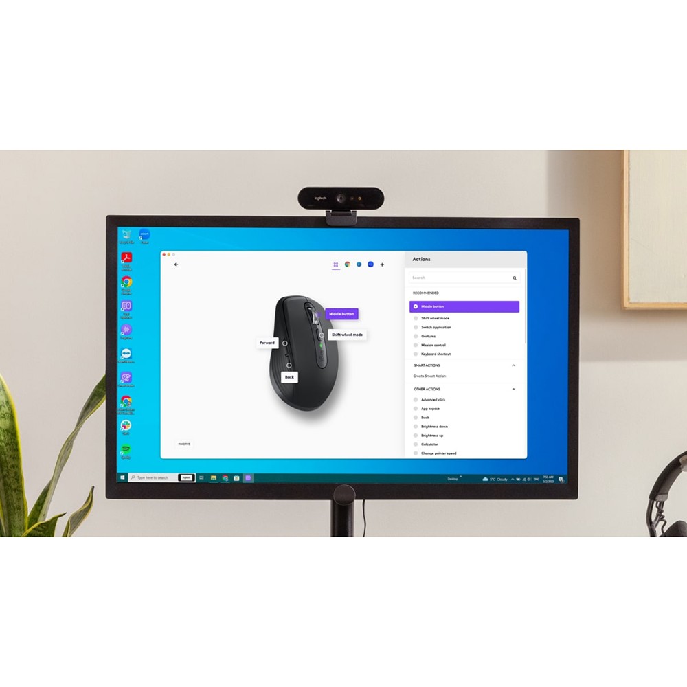 Logitech Core MX Anywhere 3S Wireless Mouse for Business in Graphite – 910-00695