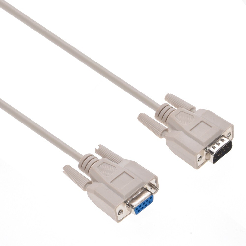 DB9 RS232 Male to Female Serial Port Extension Cable Cord3ft/5ft/10ft/16.4ft Lot