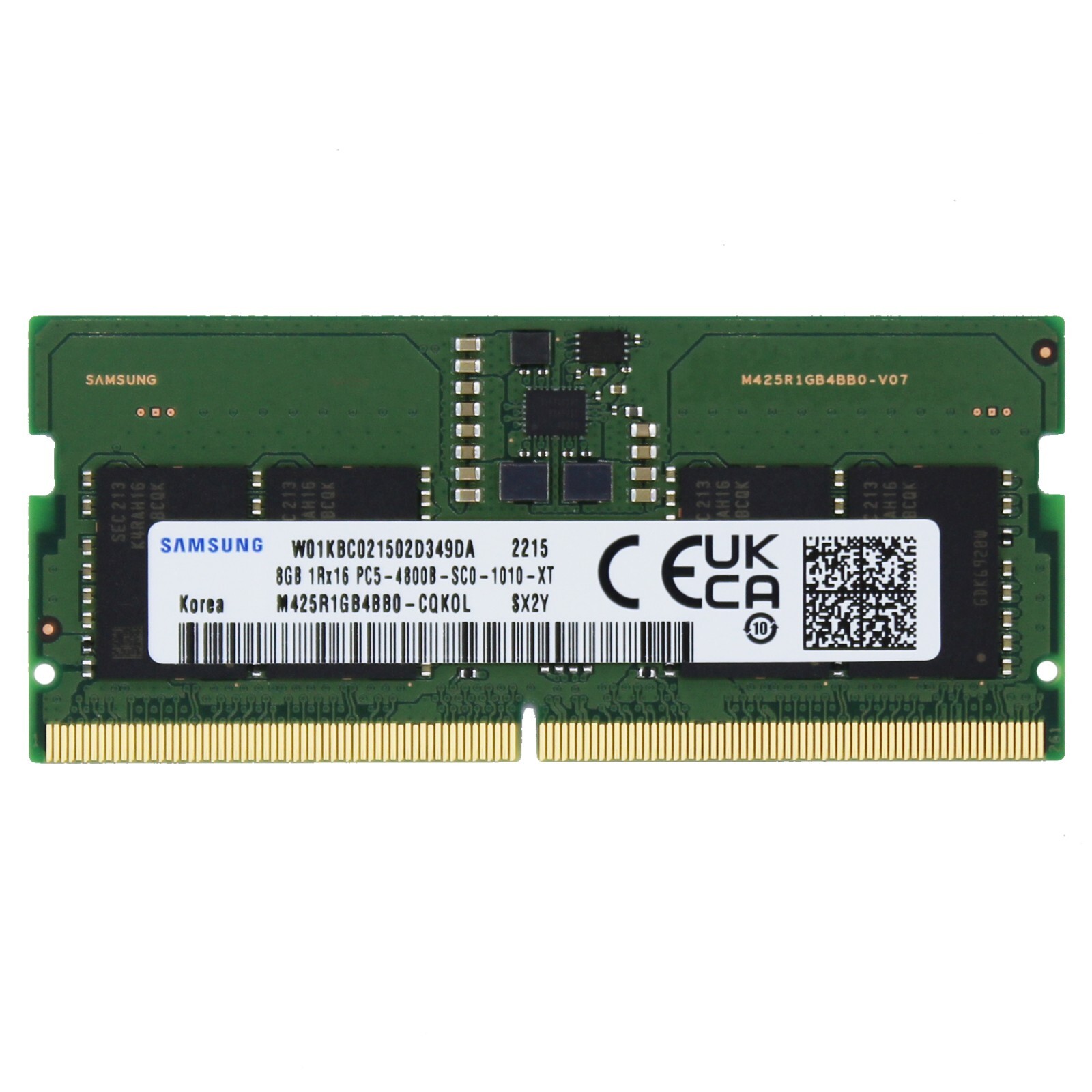 Samsung 1x8GB PC5-38400 DDR5 4800 MHz SODIMM Laptop Memory RAM M425R1GB4BB0-CQK