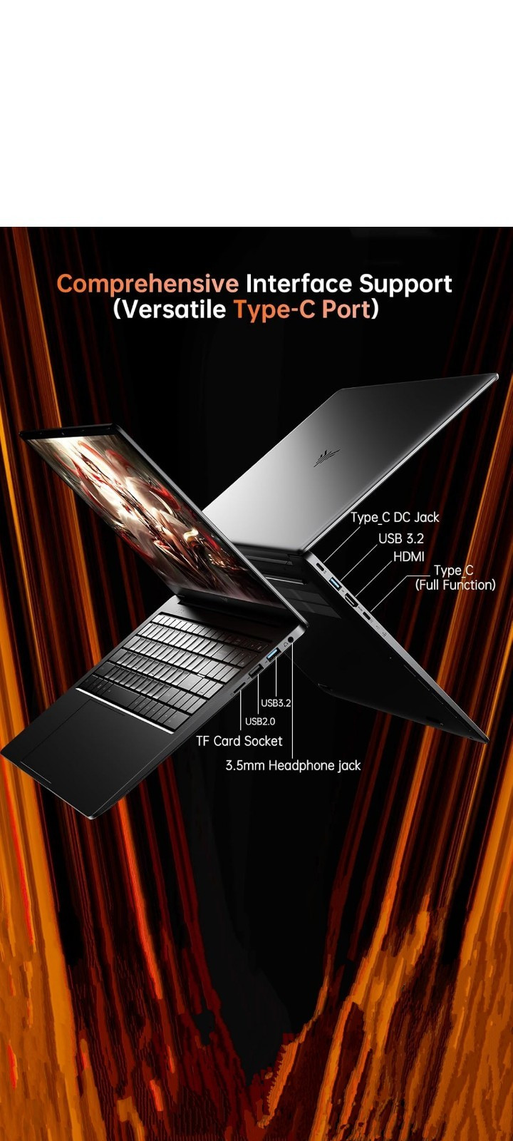 KAIGERR Wifi 6 Gaming Laptop