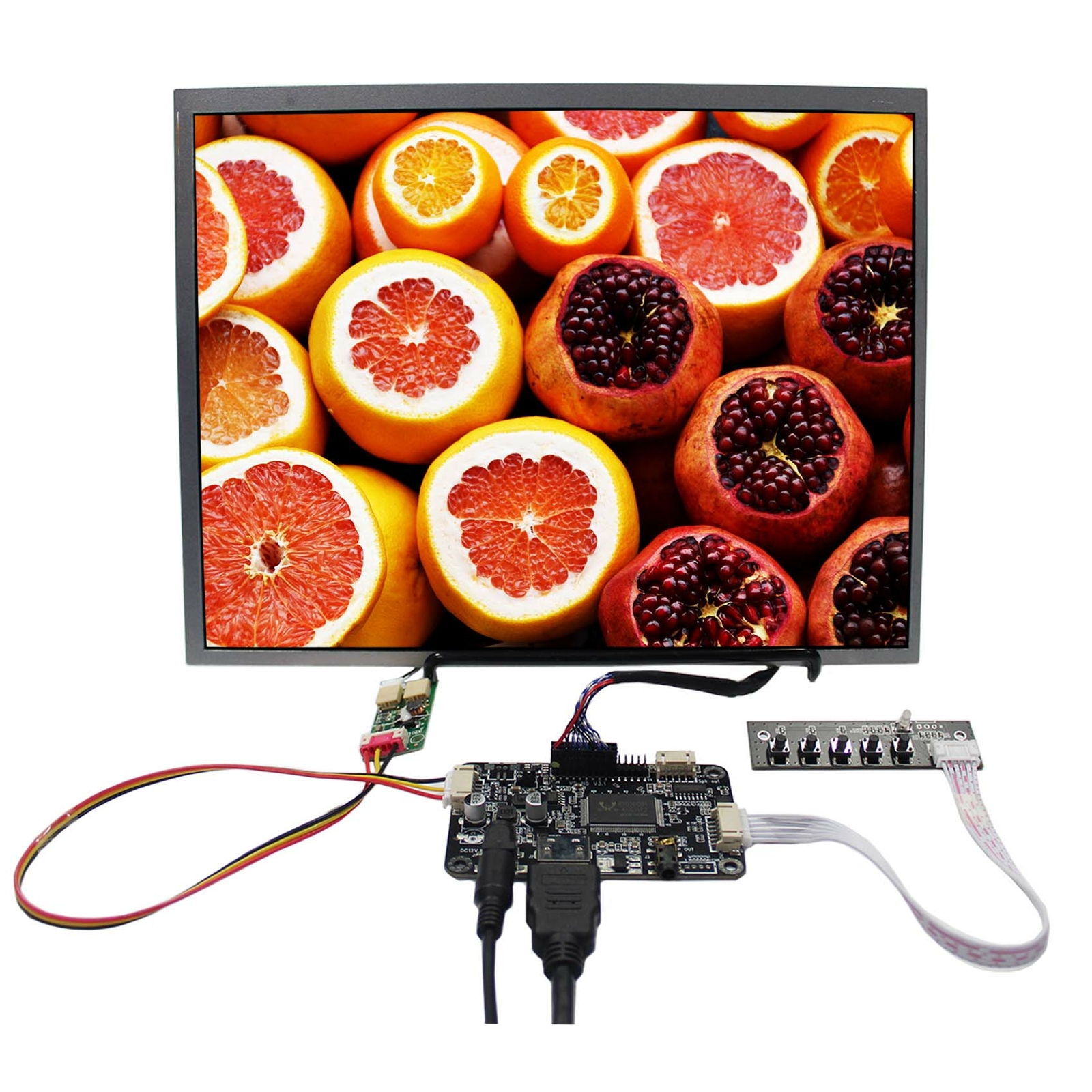 HDLCD Controller Board 12.1 in 1024X768 LCD Screen WLED Backlight