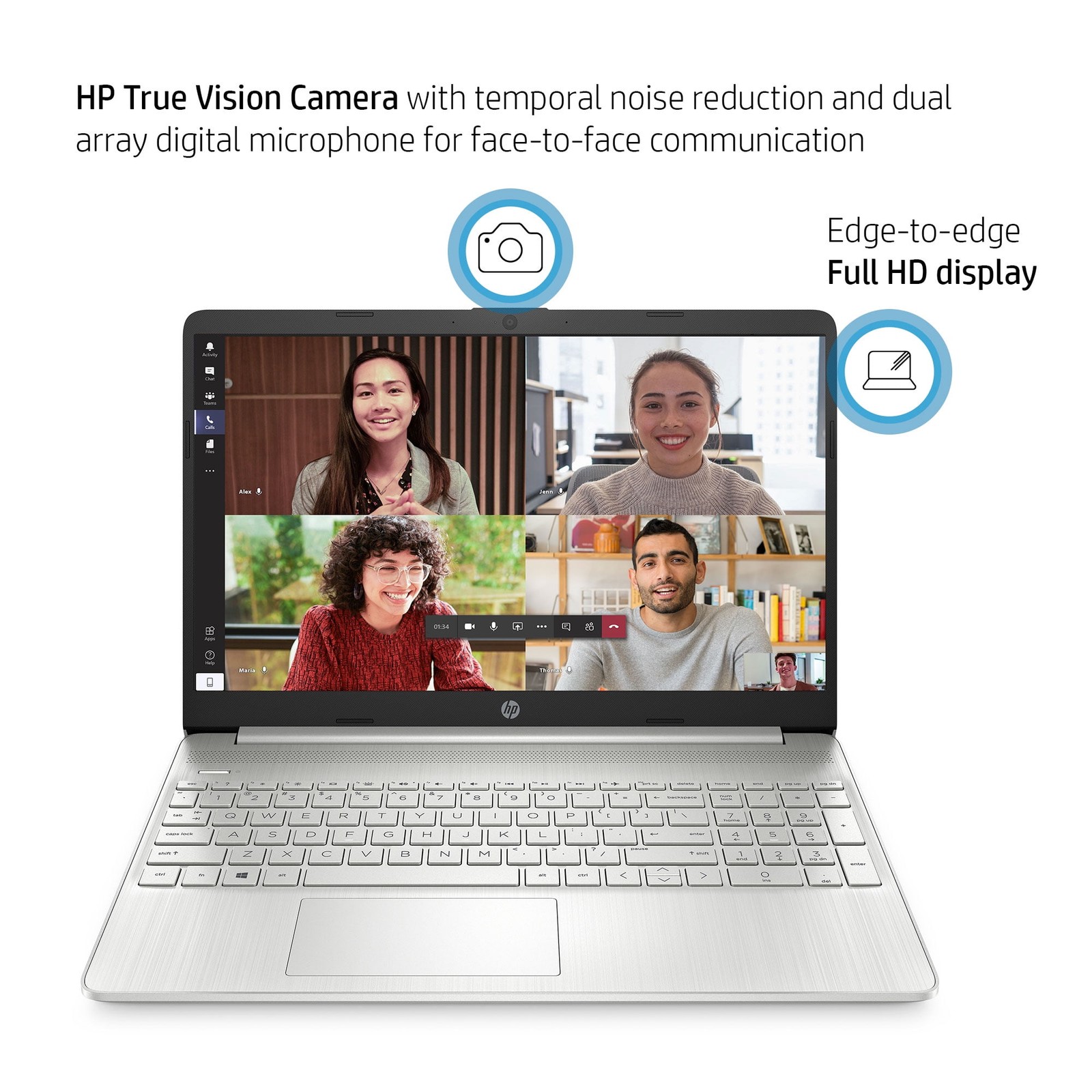 HP 15 Laptop 15.6″ Intel Core i5-1135G7, 8GB RAM, 256GB SSD, Win 11 15-dy2795wm