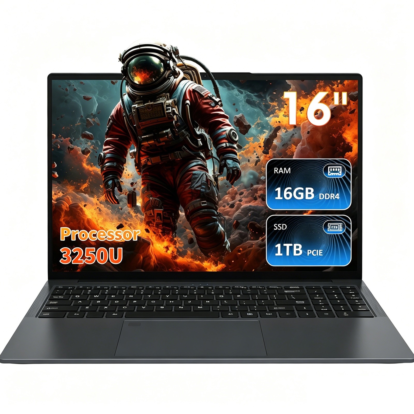 16″ IPS Laptop AMD Ryzen3 Vega6 Graphics DDR4 RAM M.2 SSD Win11 Pro Notebook PC