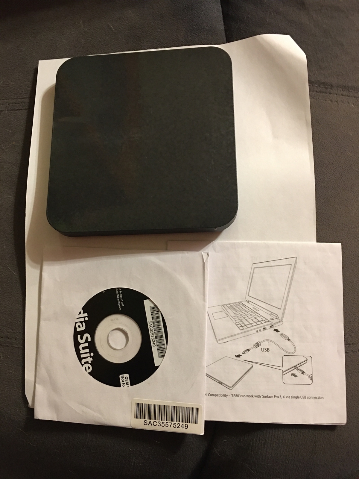 LG 8X External USB Double-Layer RW/CD-RW Drive Ultra Slim Portable DVD Writer