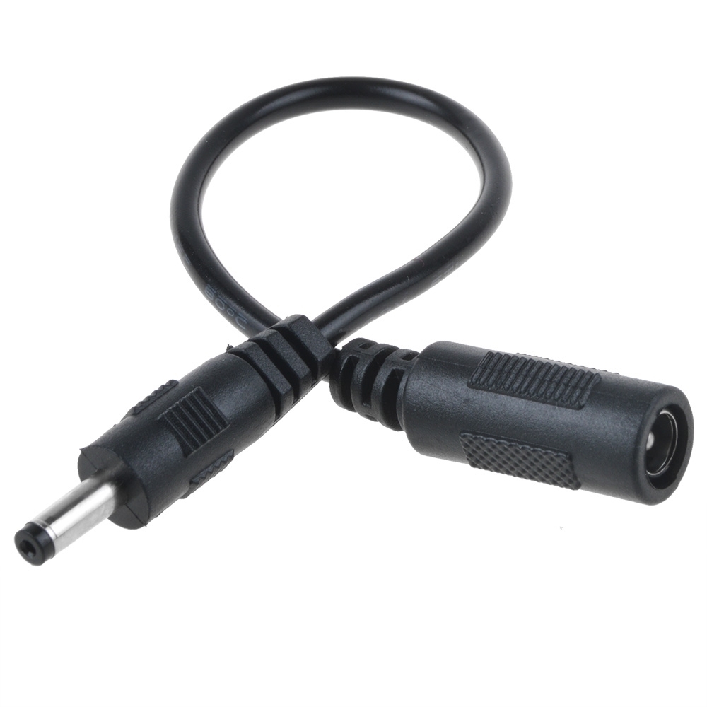 5.5mm x 1.7mm Male Plug to 5.5mm x 2.1mm female socket DC Power Adapter cable