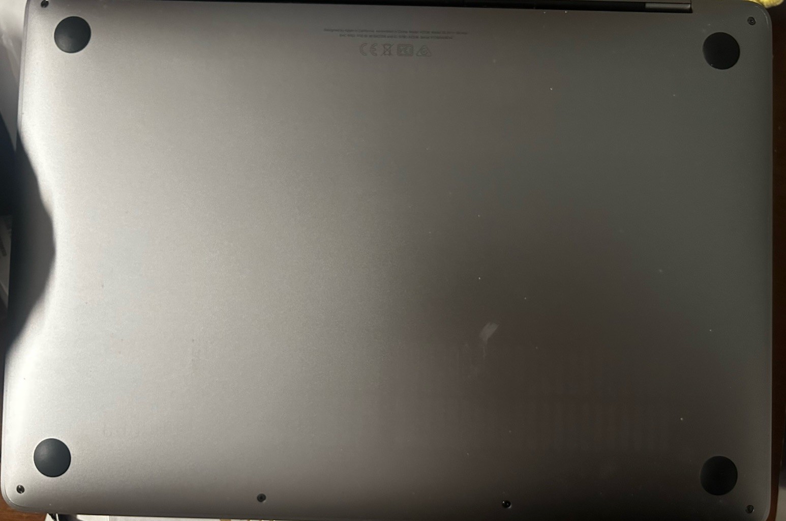 Apple MacBook Pro 13in M1 Gray Laptop Built-in Webcam For Parts Cracked Screen