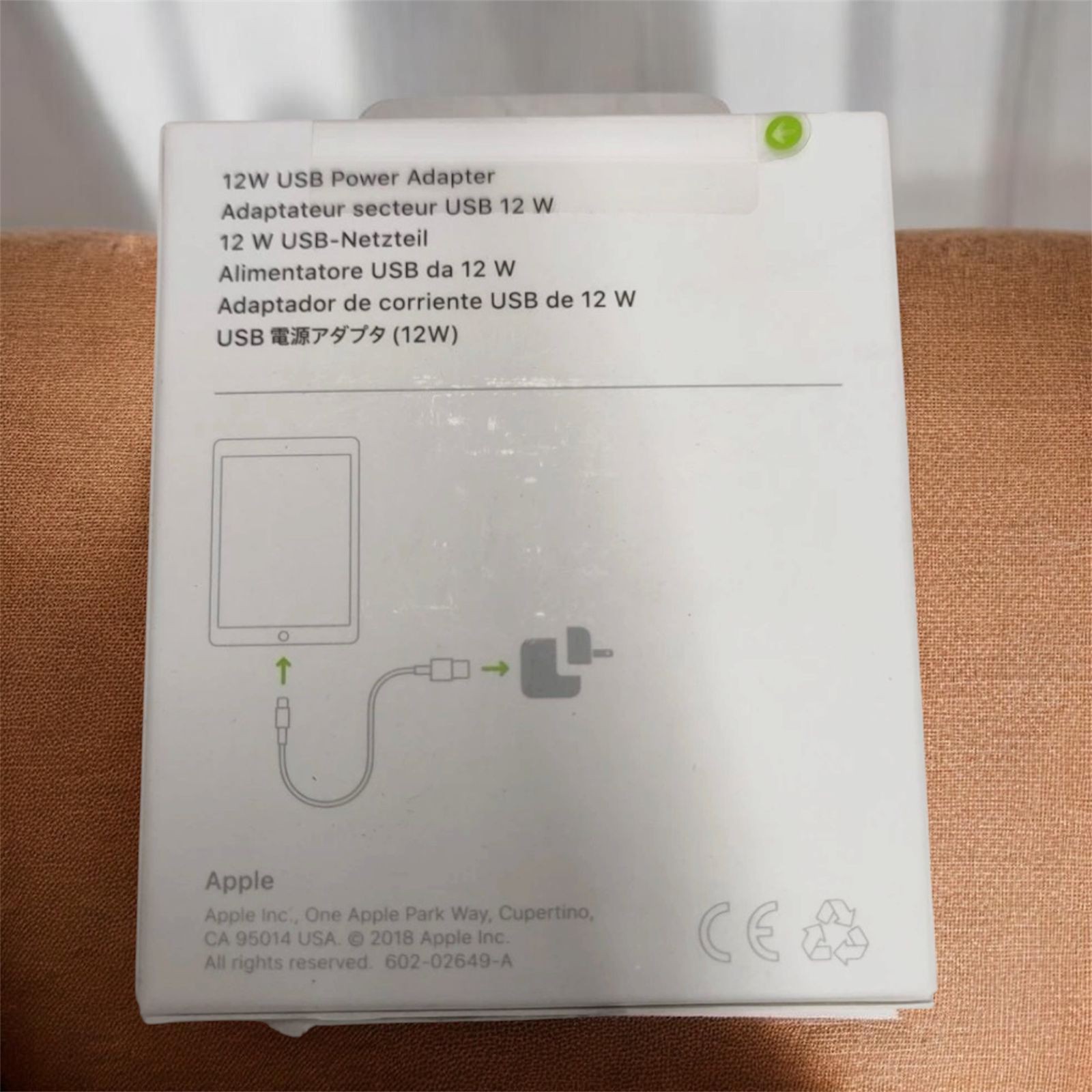 Original Genuine Apple 12W USB Power Adapter Wall Charger For Apple iPad 2 3 4!!