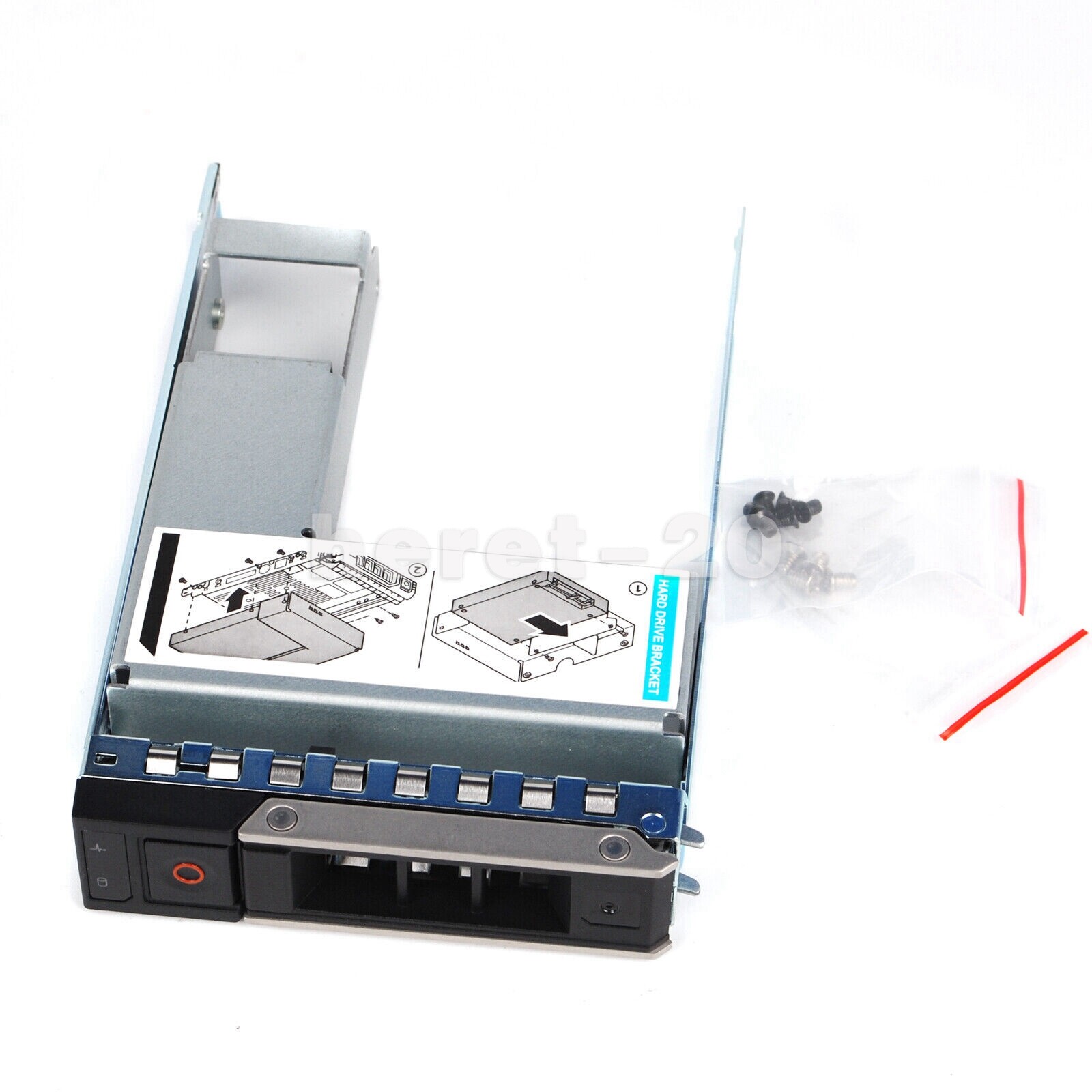 NEW X7K8W +9W8C4 2.5″ to 3.5″ adapter HDD TRAY for Dell R740 R740xd R240 R640