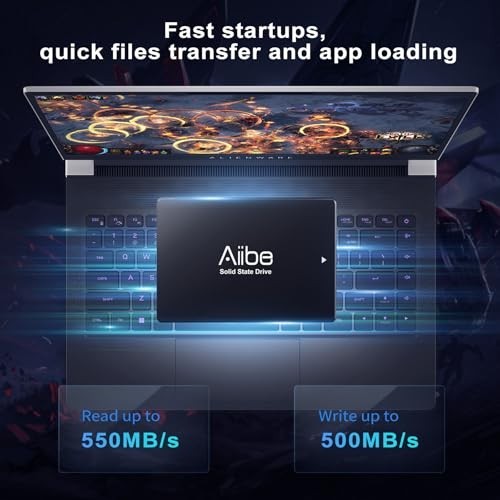 128GB SATA III Internal SSD 2.5” Solid State Drive – Up to 450MB/s for Laptop/PC