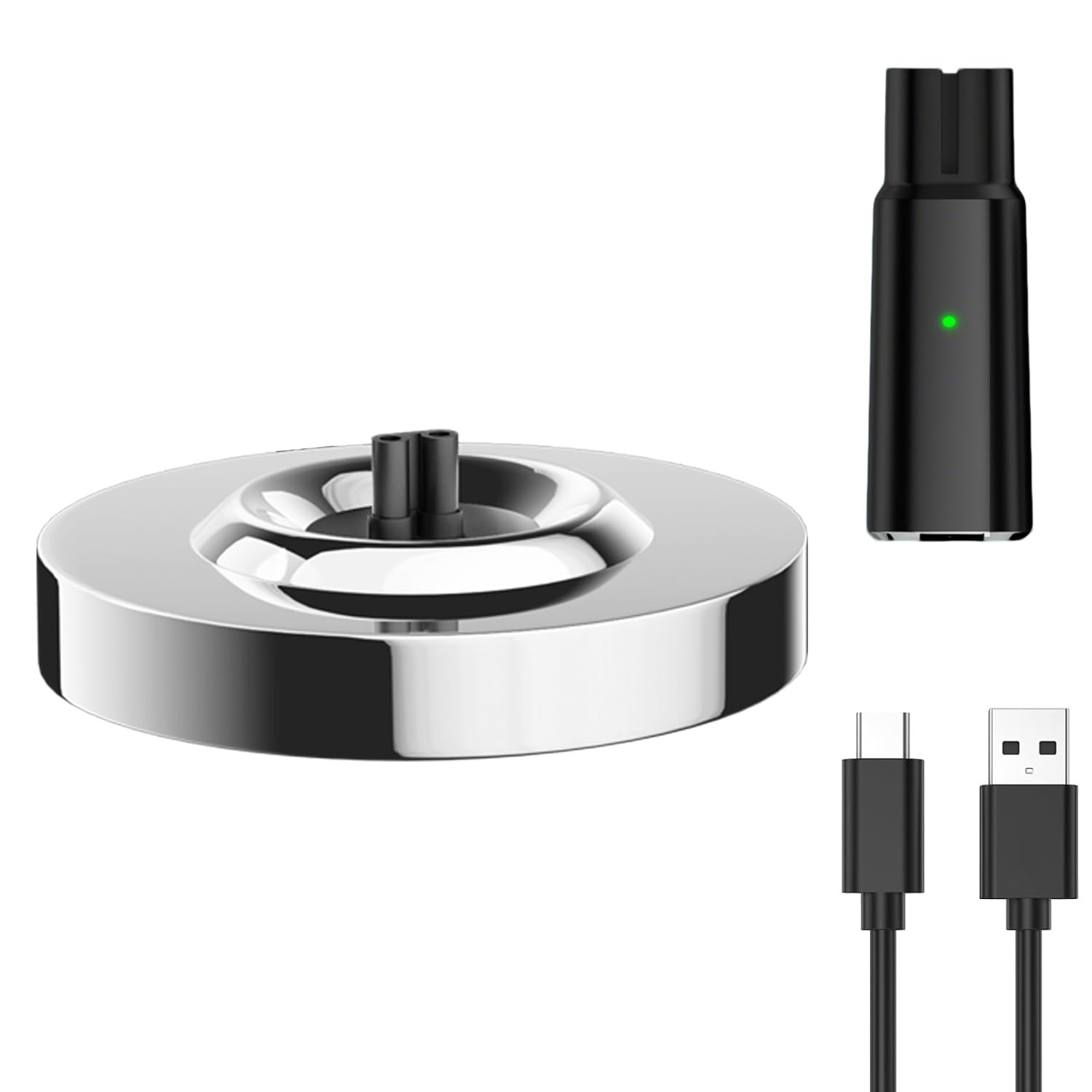 5V Charger for Philips Norelco USB-C Dock + Converter + Cable, 3 pieces set