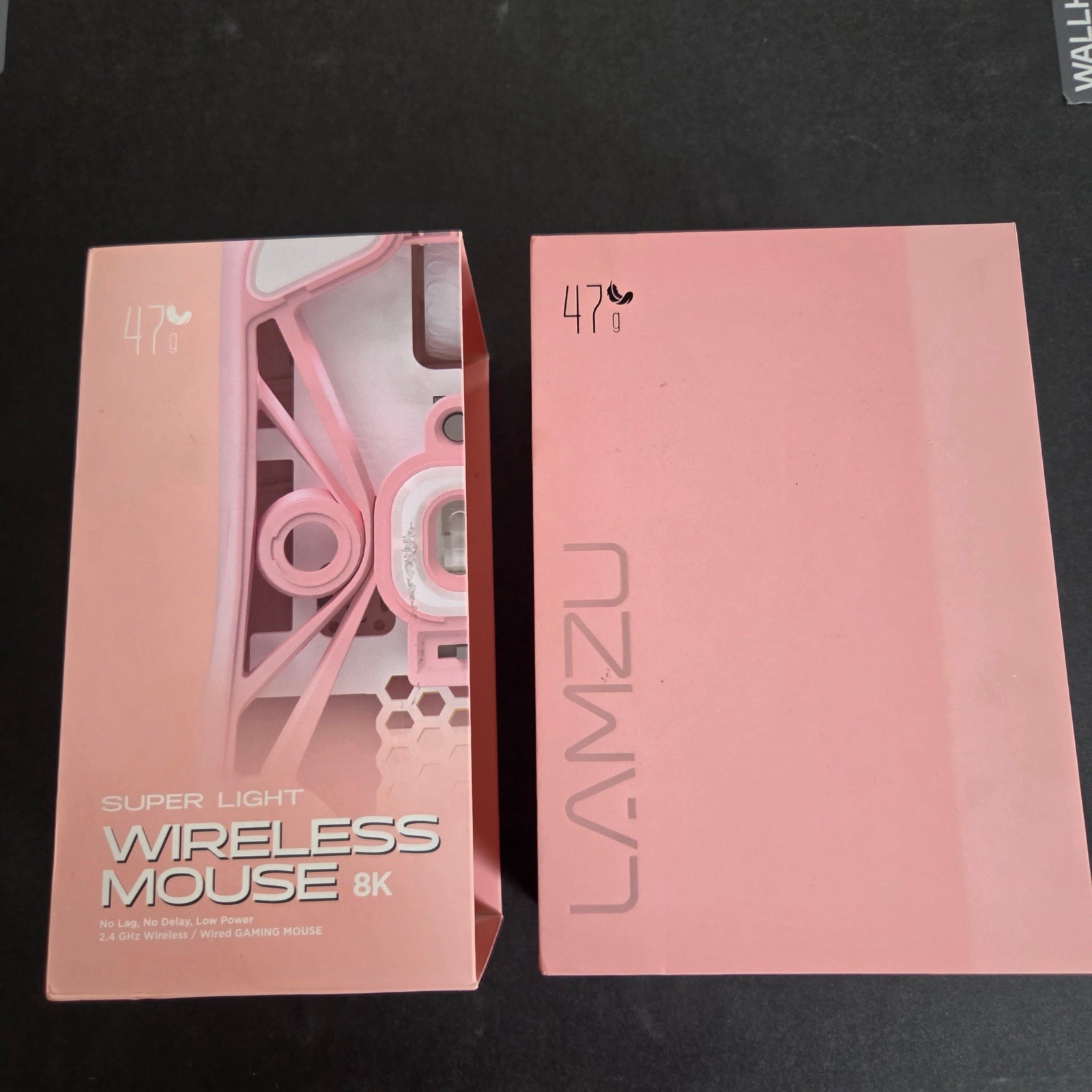 Lamzu Maya X 8K Wireless Pink Gaming Mouse