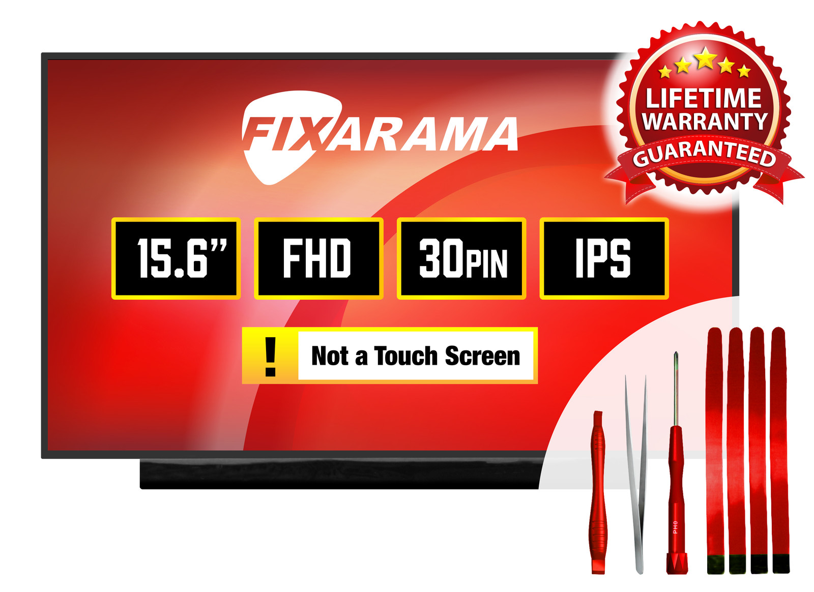 LG LP156WFC(SP)(F5) FHD 1080p 30pin IPS LCD Screen + Tools GRADE A+ FIXARAMA