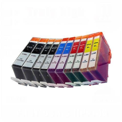 Compatible for HP 564 XL Ink Cartridge for Photosmart 5510 5514 5515 5520 – 10pk