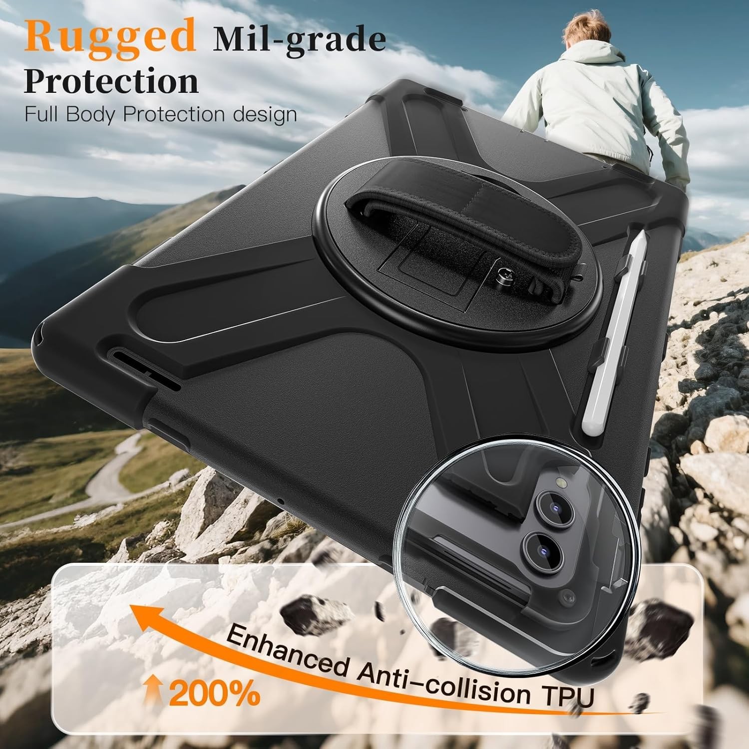 Rugged Case for Samsung Galaxy Tab S11 Ultra 2025 Samsung Tab S11 Ultra 14.6″