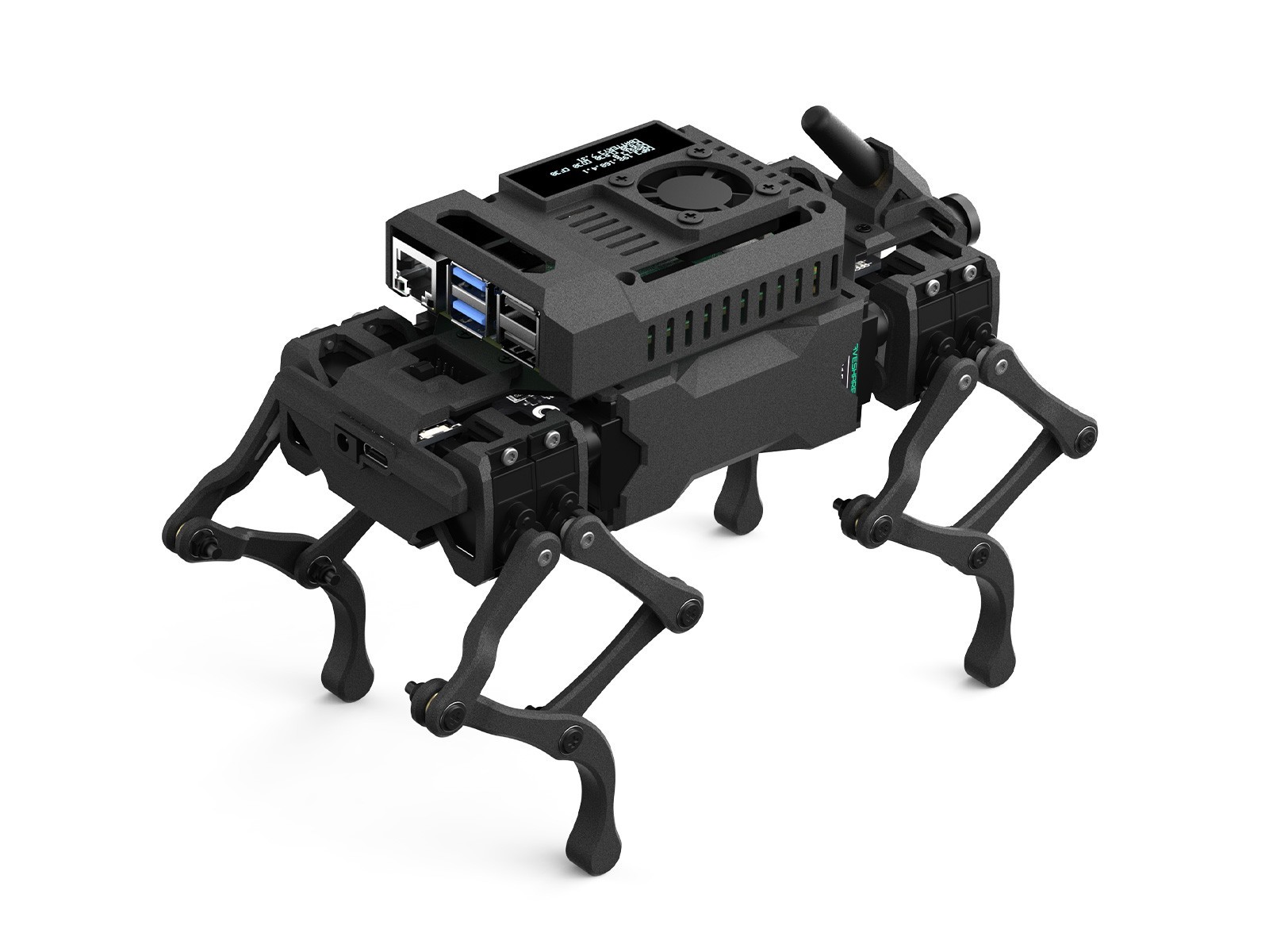 WAVEGO Pro 12-DOF Bionic Dog-Like Robot, Open Source For ESP32 And Raspberry Pi