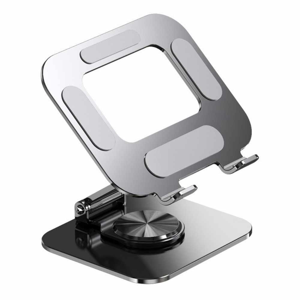 Universal Adjustable Metal Desk Tabletop Phone for iPad Tablet Stand Foldable