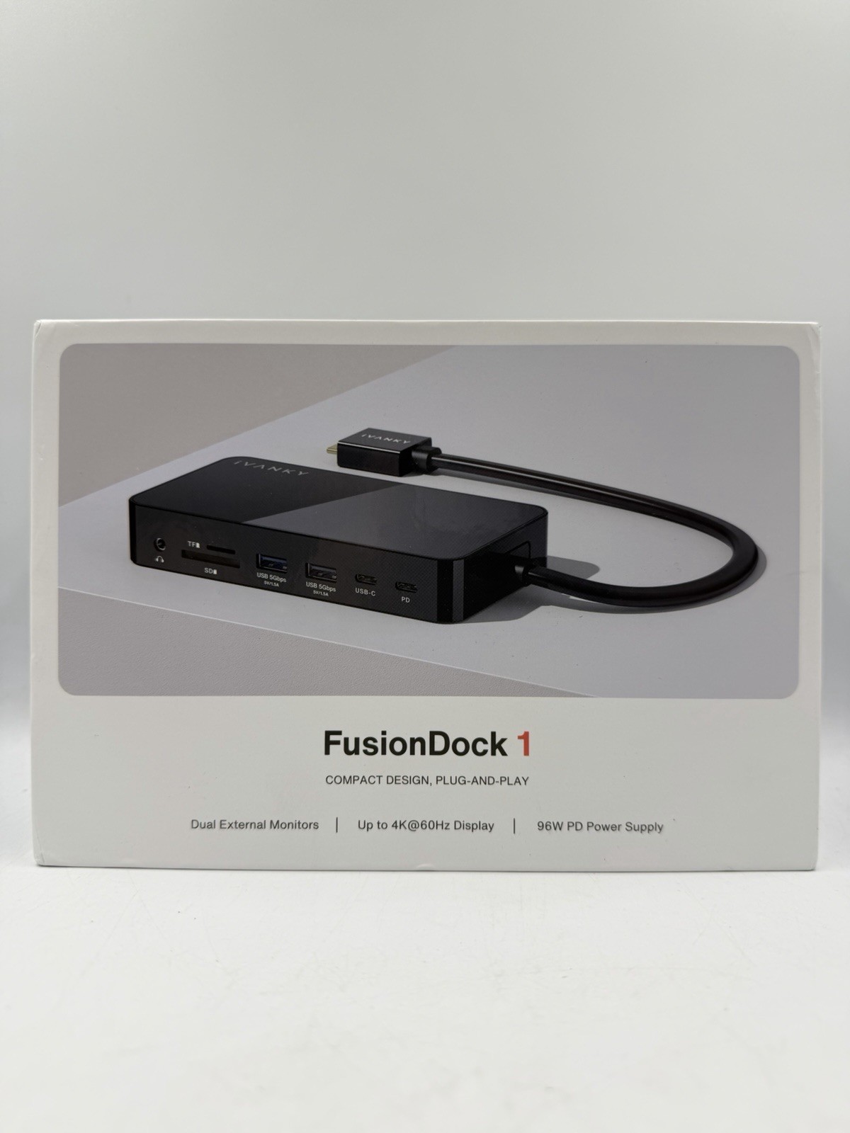 iVANKY 12-in-2 FusionDock 1 for M5 MacBook Dual 4K@144Hz Monitor