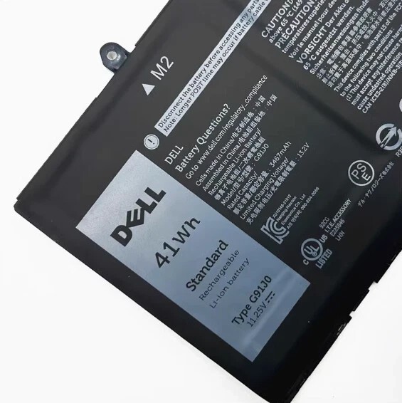 Genuine 41WH G91J0 Battery Dell Latitude 3320 3420 3520 Inspiron 5310 5410 5415