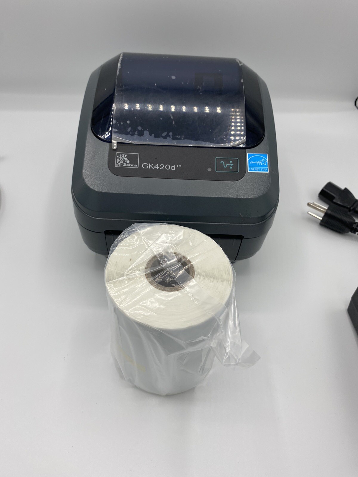 Zebra GK420D Thermal Label Printer USB/Serial w Free Labels&Cables REFURB