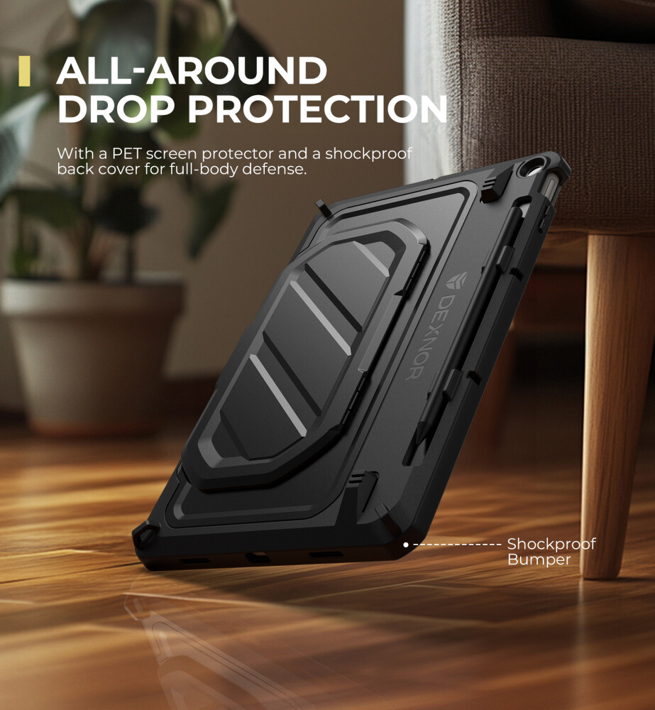 Dexnor Full Body Case for Google Pixel Tablet 11 in 2023 Shockproof Kickstand