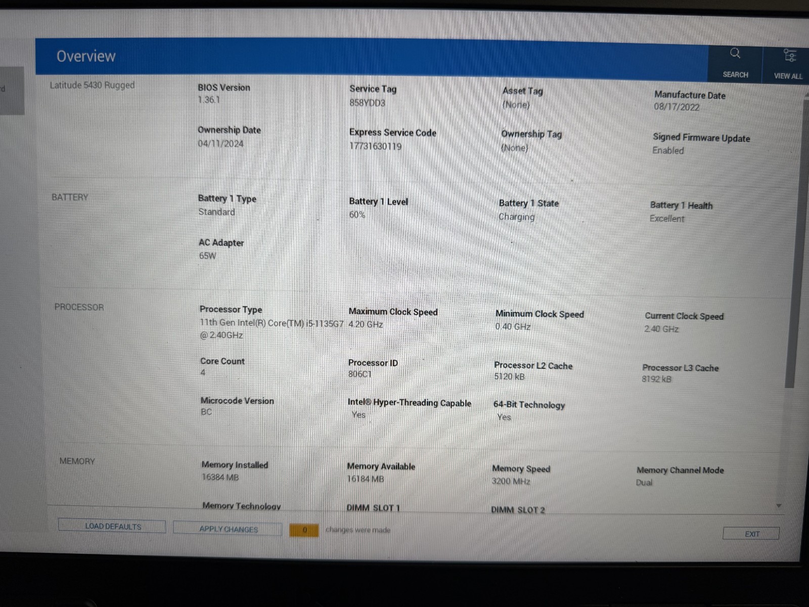 Dell Latitude 14 Rugged 5430 i5-1135G7 FHD 16GB 256GB Win11Pro